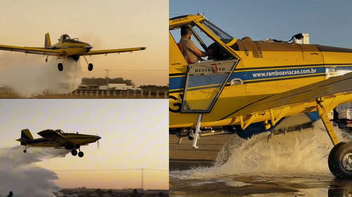 Combate a incêndios: Rambo Aviação é a primeira empresa no MT com comportas eletrônicas Hatfield
